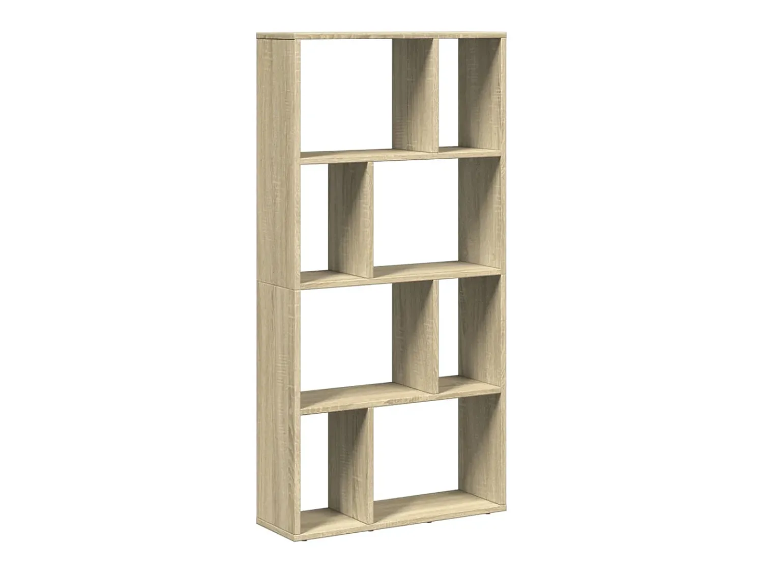 Biblioteca*vidaxl Estante 60x20x120,5 cm derivados de madeira carvalho sonoma Castanho