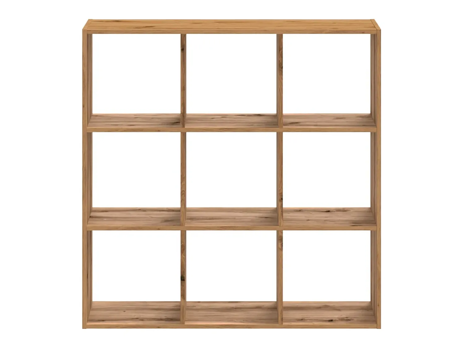 Biblioteca| Estante 102x32x102 cm derivados de madeira carvalho artisiano PT769298 Castanho