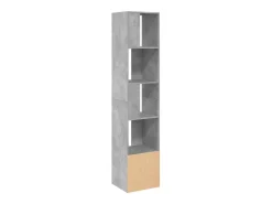 New Estante 40x36x189 cm derivados de madeira cimento PT792029 Cinzento
