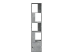 New Estante 40x36x189 cm derivados de madeira cimento PT792029 Cinzento