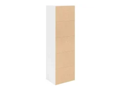 Biblioteca|vidaxl Estante 31x24x102 cm derivados de madeira Branco