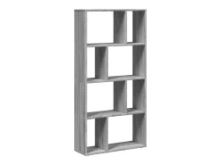 Biblioteca*vidaxl Estante 60x20x120,5 cm derivados de madeira sonoma Cinzento