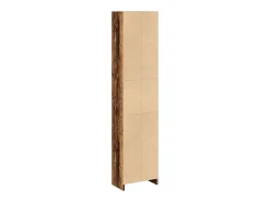 Biblioteca*vidaxl Estante 40x24x176 cm derivados de madeira madeira velha Castanho