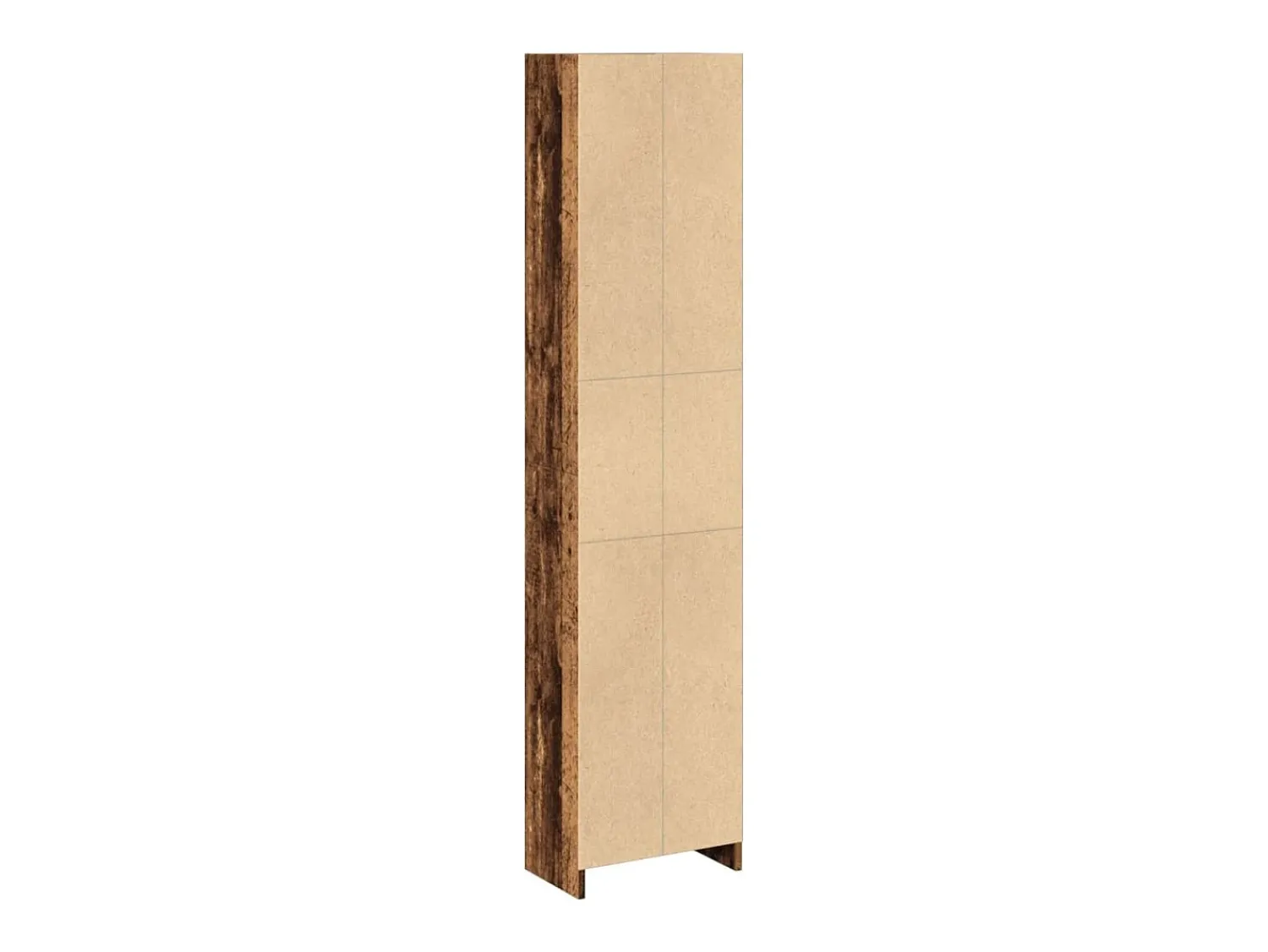 Biblioteca*vidaxl Estante 40x24x176 cm derivados de madeira madeira velha Castanho