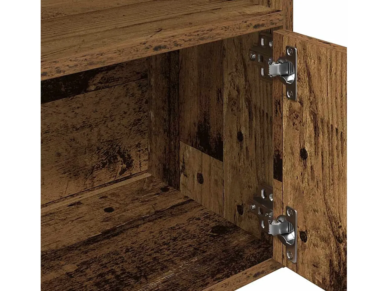 Outlet vidaxl Estante 31x24x127 cm derivados de madeira madeira velha Castanho