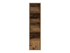 Outlet vidaxl Estante 31x24x127 cm derivados de madeira madeira velha Castanho