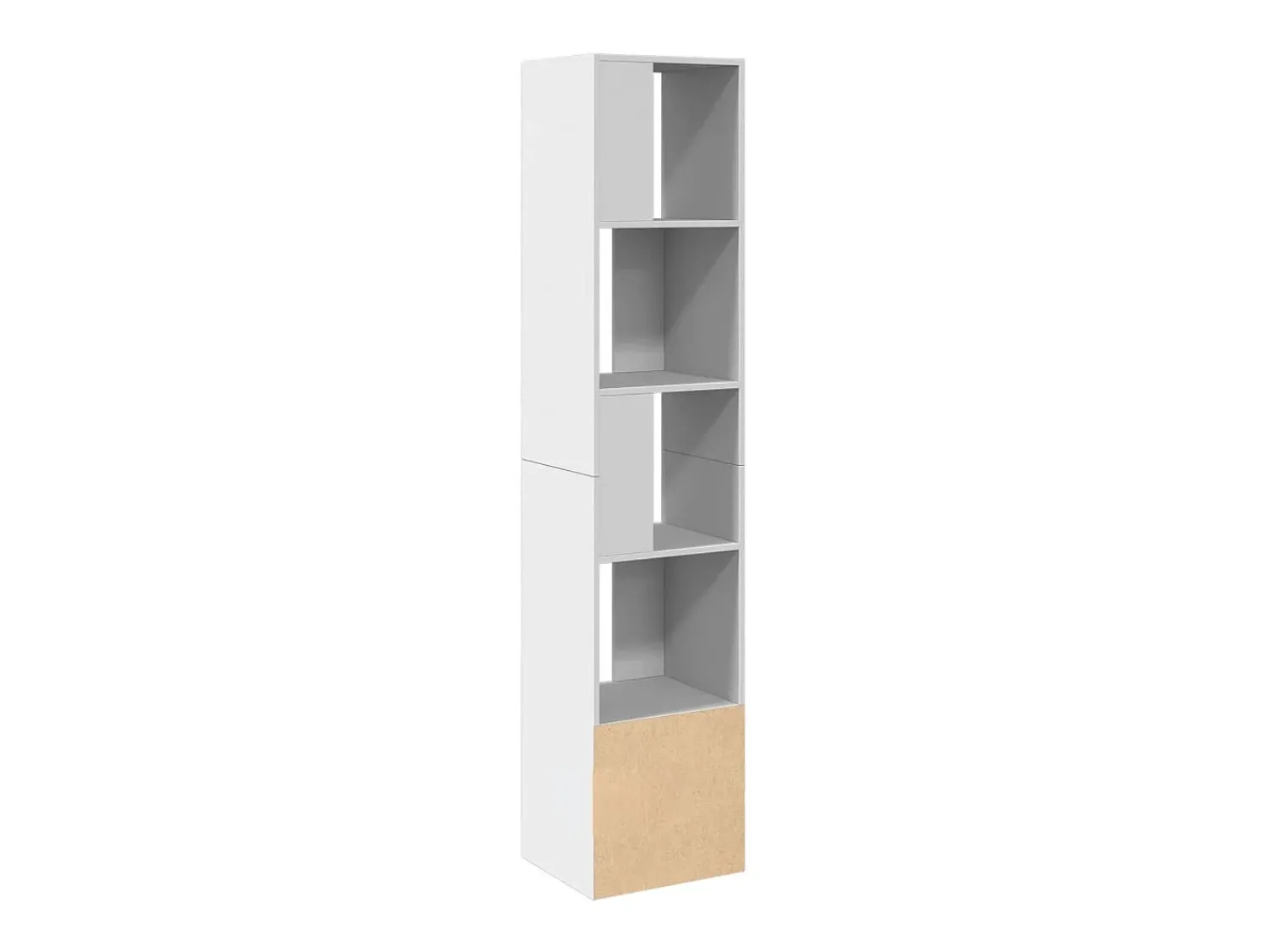 Biblioteca| Estante 40x36x189 cm derivados de madeira PT446823 Branco