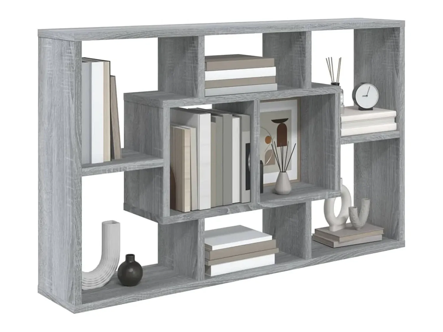 vidaxl Estante 85x16x52,5 cm derivados de madeira sonoma^ Prateleira