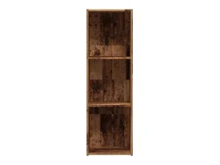 Biblioteca*vidaxl Estante 36x30x114 cm derivados madeira madeira velha Castanho