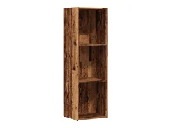 Biblioteca*vidaxl Estante 36x30x114 cm derivados madeira madeira velha Castanho