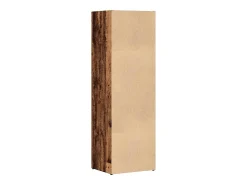 Biblioteca*vidaxl Estante 36x30x114 cm derivados madeira madeira velha Castanho