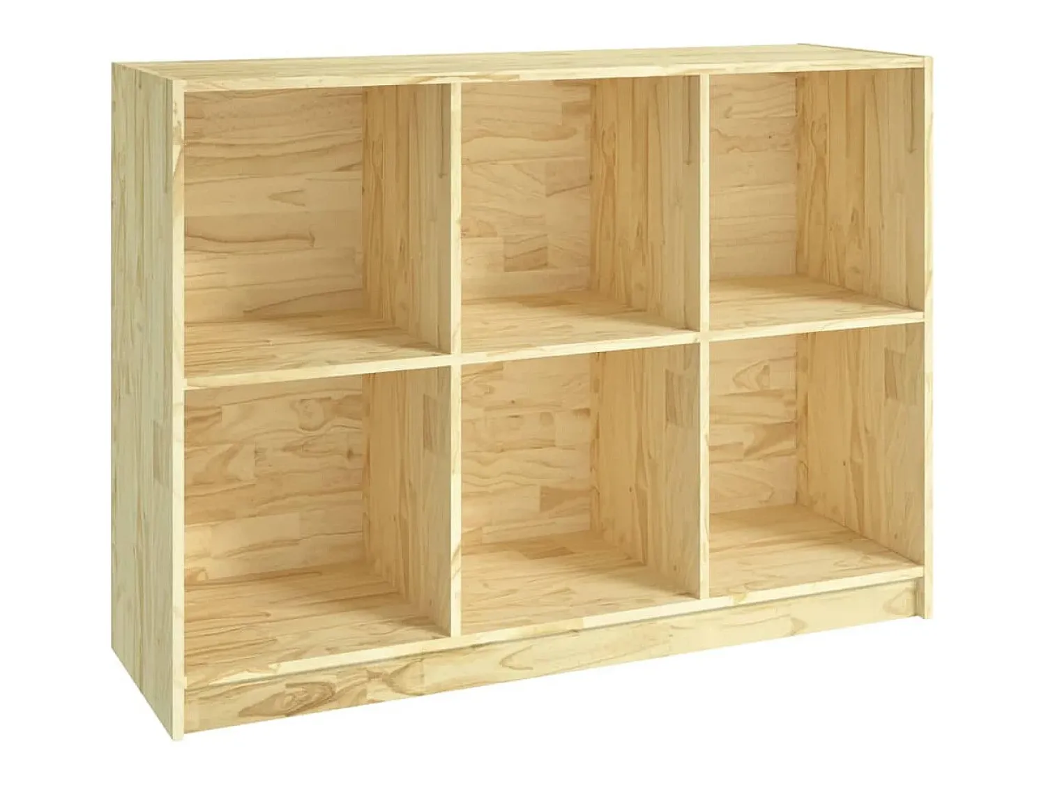 Vitrina*vidaxl Estante 104x33x76 cm madeira de pinho maciça Castanho