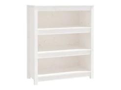 Hot vidaxl Estante 80x35x97 cm madeira de pinho maciça Branco