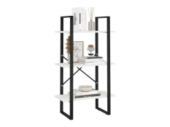 Prateleira| Estante 60x30x105 cm madeira de pinho maciça PT415266 Branco