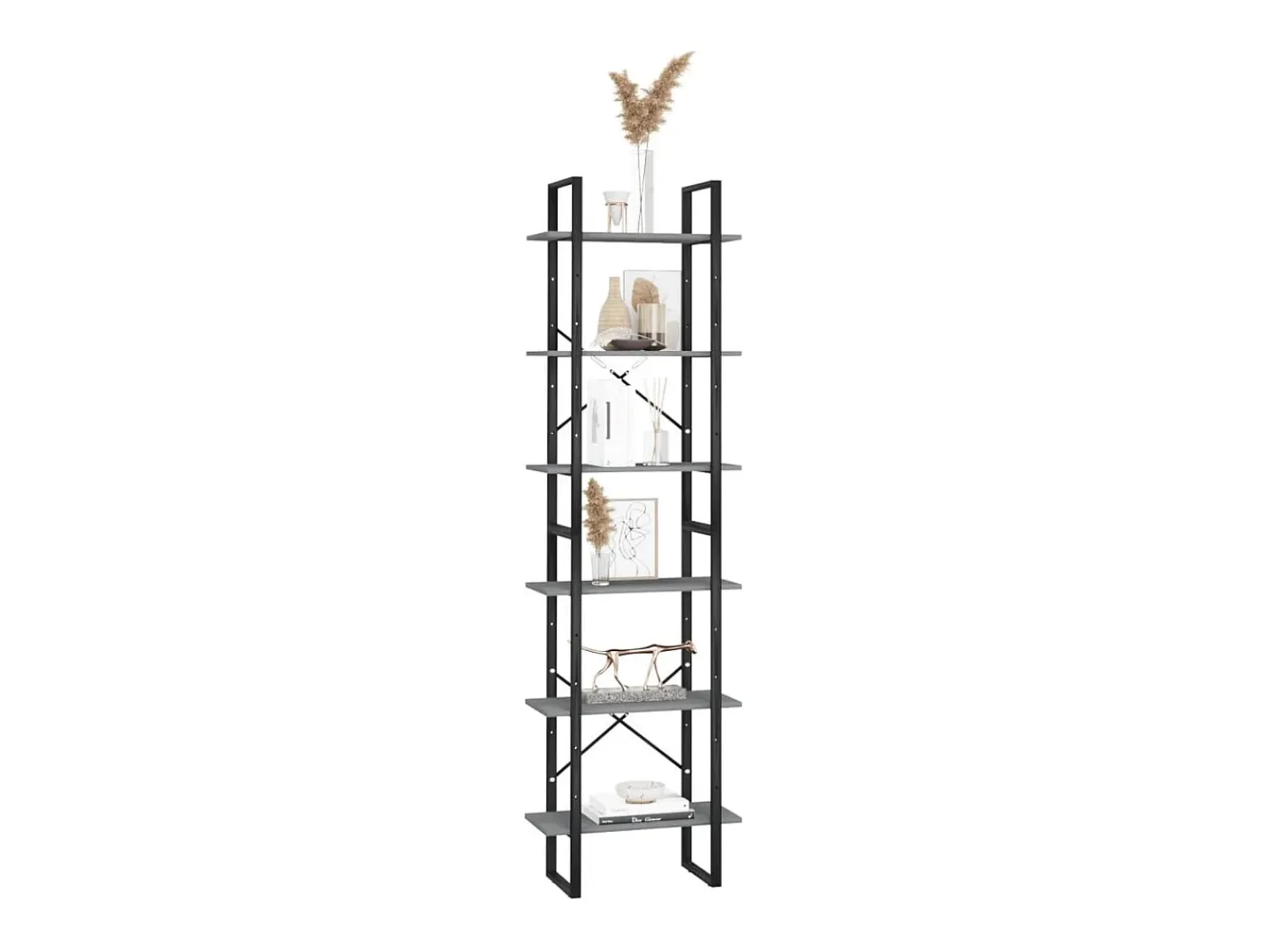 vidaxl Estante 60x30x210 cm madeira de pinho maciça^ Prateleira