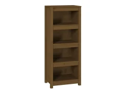 Biblioteca| Estante 50x35x125,5 cm madeira de pinho maciça mel PT575216 Castanho