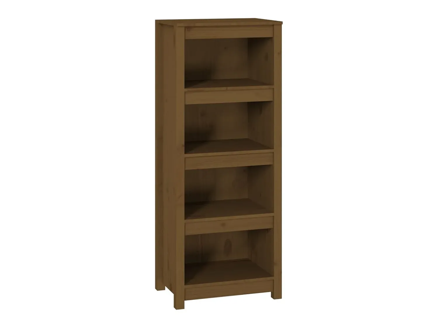 Biblioteca| Estante 50x35x125,5 cm madeira de pinho maciça mel PT575216 Castanho