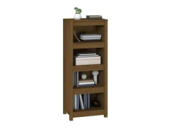 Biblioteca| Estante 50x35x125,5 cm madeira de pinho maciça mel PT575216 Castanho