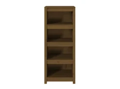 Biblioteca| Estante 50x35x125,5 cm madeira de pinho maciça mel PT575216 Castanho