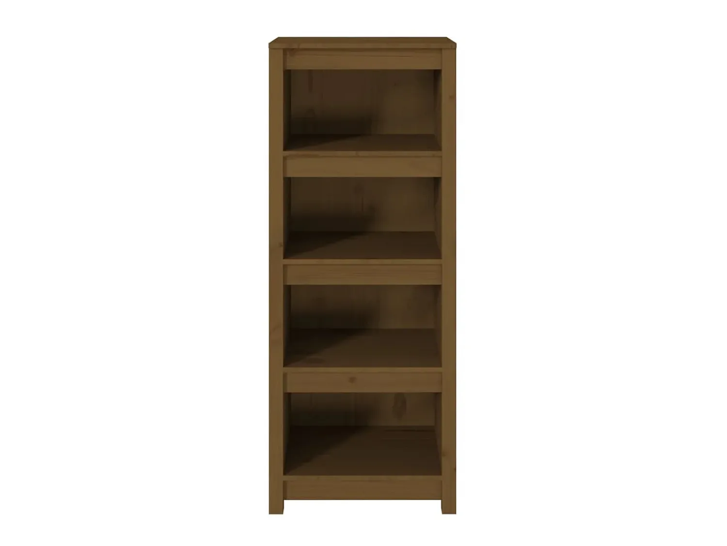 Biblioteca| Estante 50x35x125,5 cm madeira de pinho maciça mel PT575216 Castanho