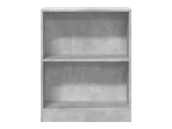 Vitrina|vidaxl Estante 60x24x76 cm madeira processada cinza cimento Cinzento claro