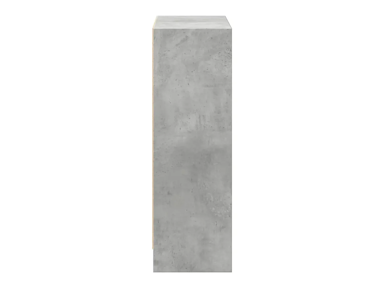 Vitrina|vidaxl Estante 60x24x76 cm madeira processada cinza cimento Cinzento claro