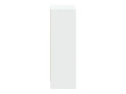 Vitrina*vidaxl Estante 60x24x76 cm madeira processada Branco