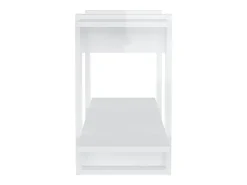 Hot vidaxl Estante 100x30x51 cm madeira processada brilhante Branco