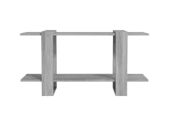 Biblioteca| Estante 100x30x51 cm madeira processada cor sonoma cinza PT797983 Cinzento