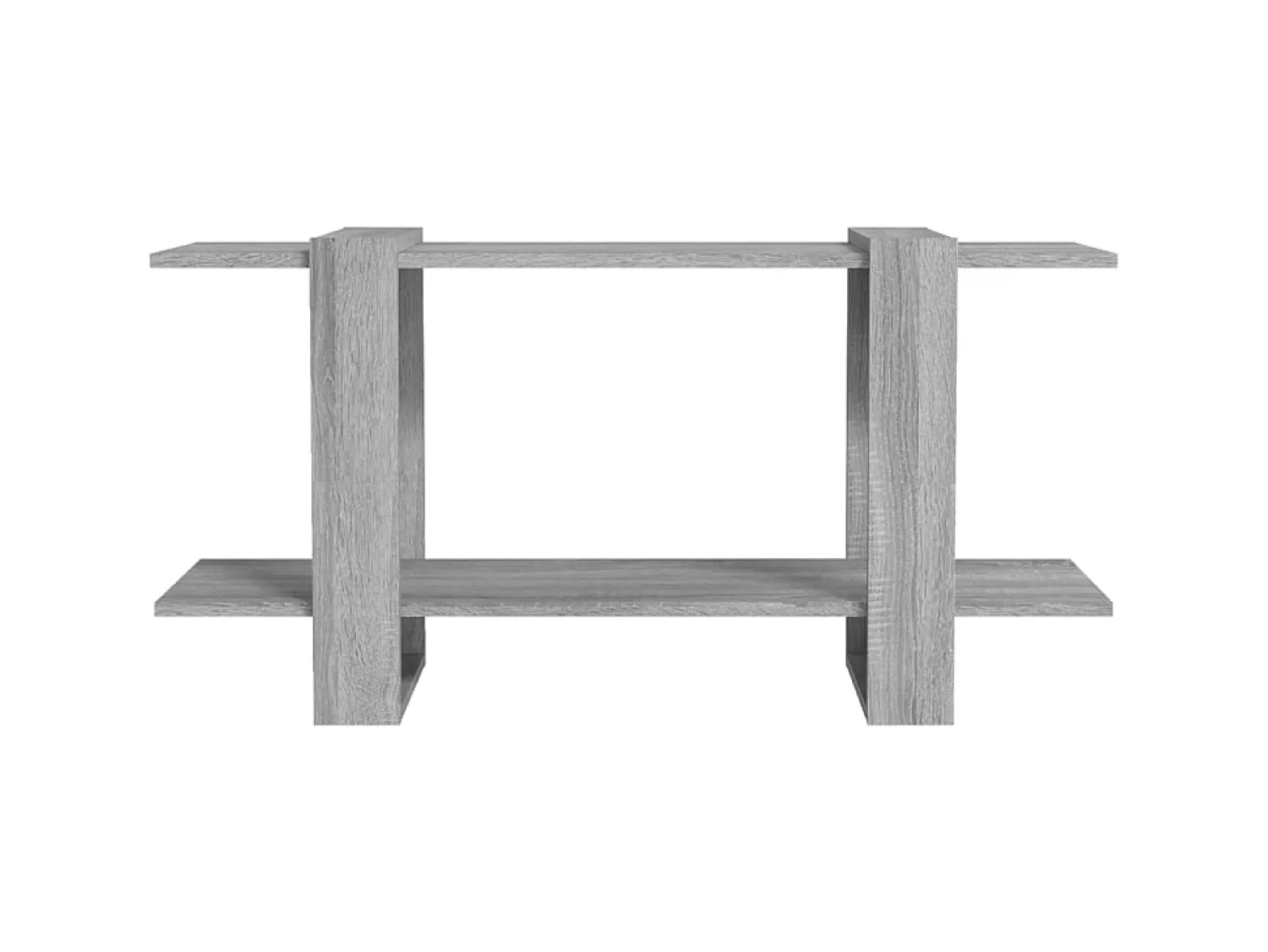 Biblioteca| Estante 100x30x51 cm madeira processada cor sonoma cinza PT797983 Cinzento