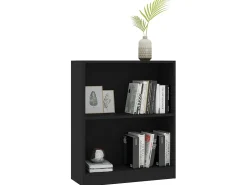 Biblioteca| Estante 60x24x76 cm madeira processada PT668085 Preto