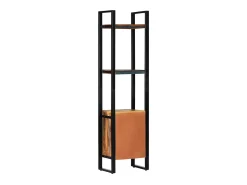 Outlet vidaxl Estante 45x30x171 cm madeira recuperada maciça Multicor