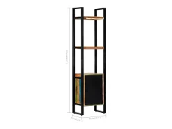Outlet vidaxl Estante 45x30x171 cm madeira recuperada maciça Multicor