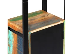 Outlet vidaxl Estante 45x30x171 cm madeira recuperada maciça Multicor