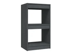 Online Estante 40x30x71,5 cm pinho maciço PT559851 Cinzento