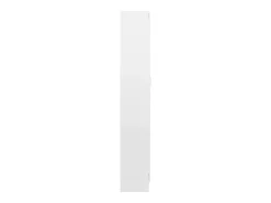 vidaxl Estante 82,5x30,5x185,5cm derivados de madeira brilhante^ Vitrina