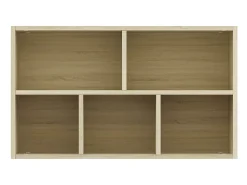 Vitrina|vidaxl Estante/aparador derivados de madeira carvalho sonoma Natural claro