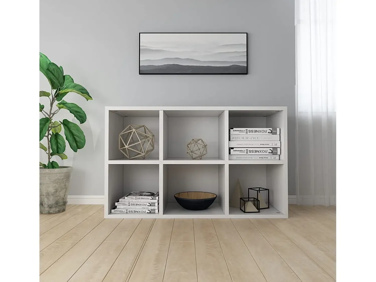 Vitrina*vidaxl Estante/aparador 66x30x98 cm contraplacado Branco