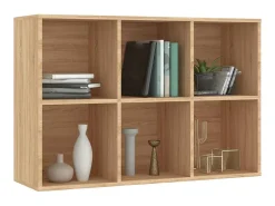 Biblioteca| Estante/aparador 66x30x98 cm contraplacado cor carvalho sonoma PT721679 Castanho