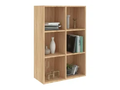 Biblioteca| Estante/aparador 66x30x98 cm contraplacado cor carvalho sonoma PT721679 Castanho