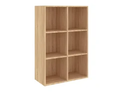 Biblioteca| Estante/aparador 66x30x98 cm contraplacado cor carvalho sonoma PT721679 Castanho