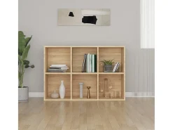 Biblioteca| Estante/aparador 66x30x98 cm contraplacado cor carvalho sonoma PT721679 Castanho