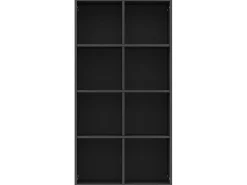 Biblioteca| Estante/aparador 66x30x130 cm contraplacado PT630578 Preto