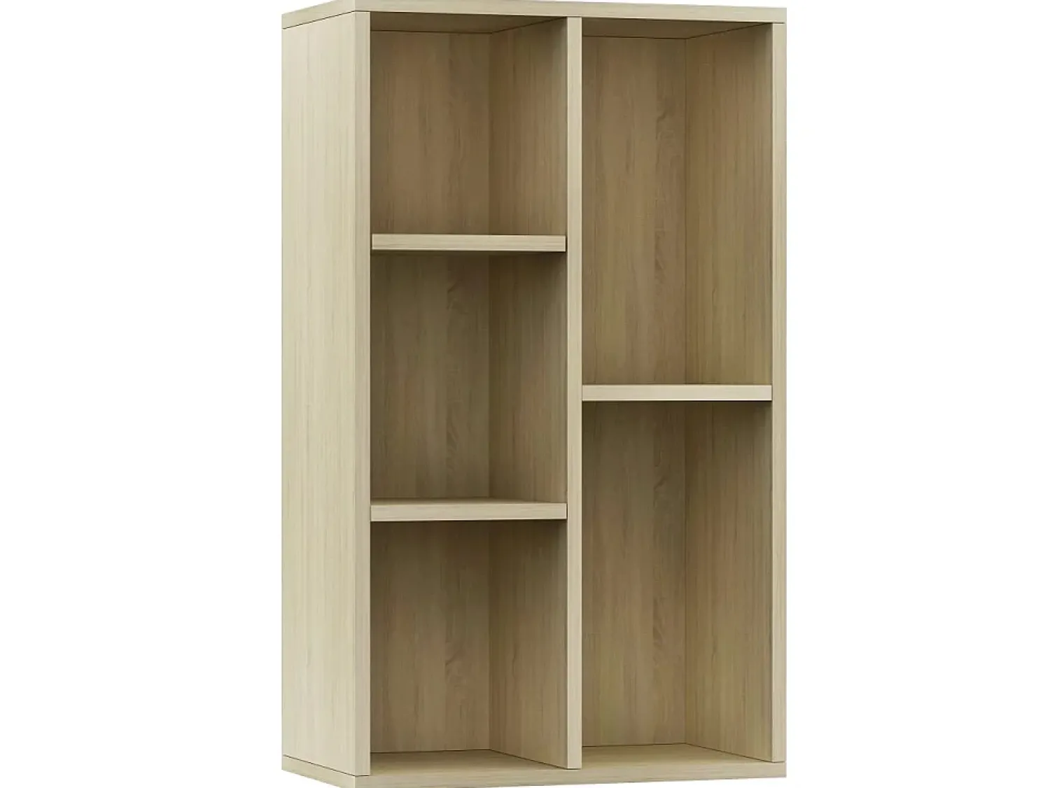 Biblioteca* Estante/aparador 50x25x80 cm contraplacado cor carvalho sonoma PT543004 Castanho