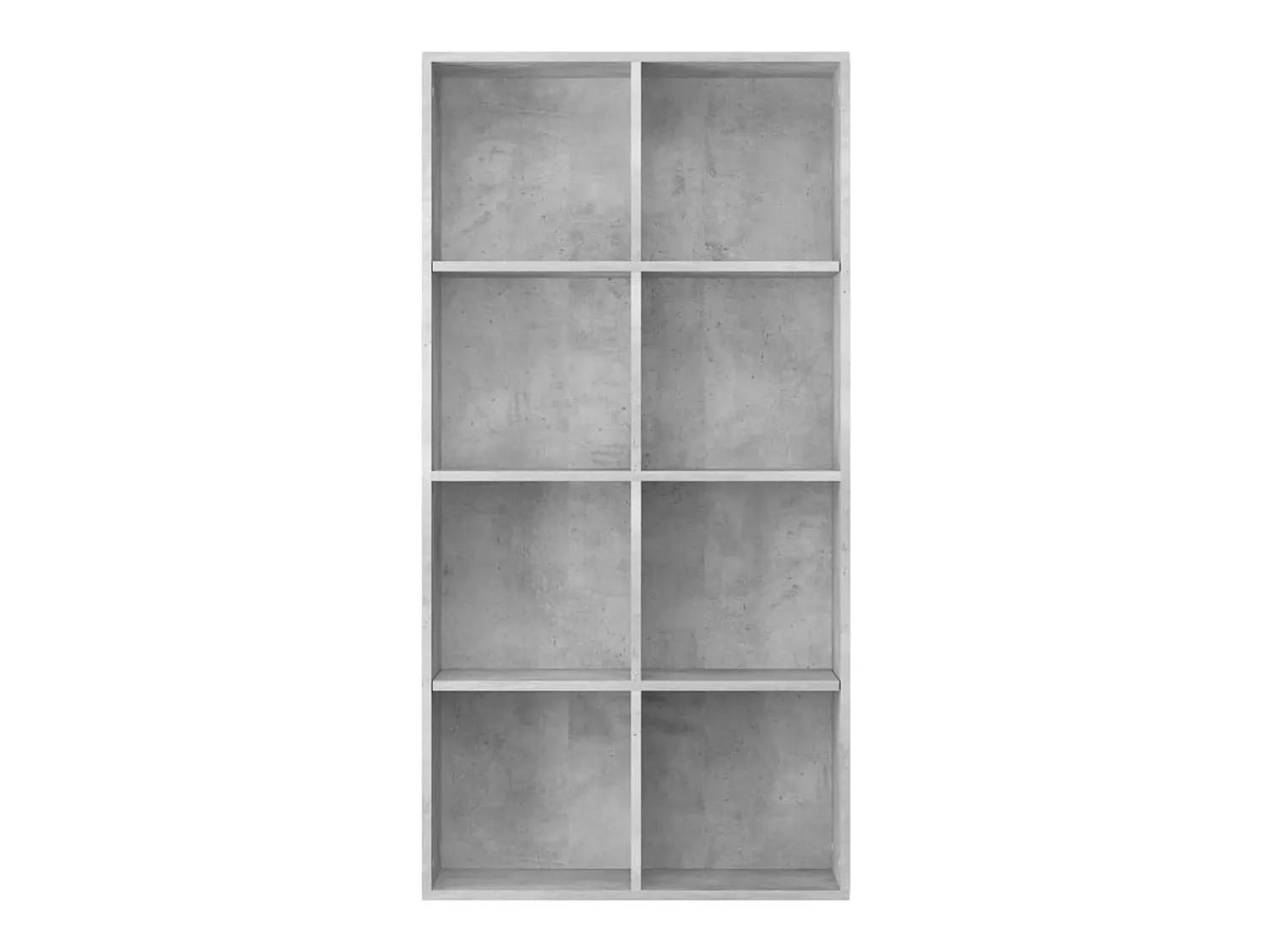 Biblioteca| Estante/aparador 66x30x130 cm contraplacado cimento PT315025 Cinzento