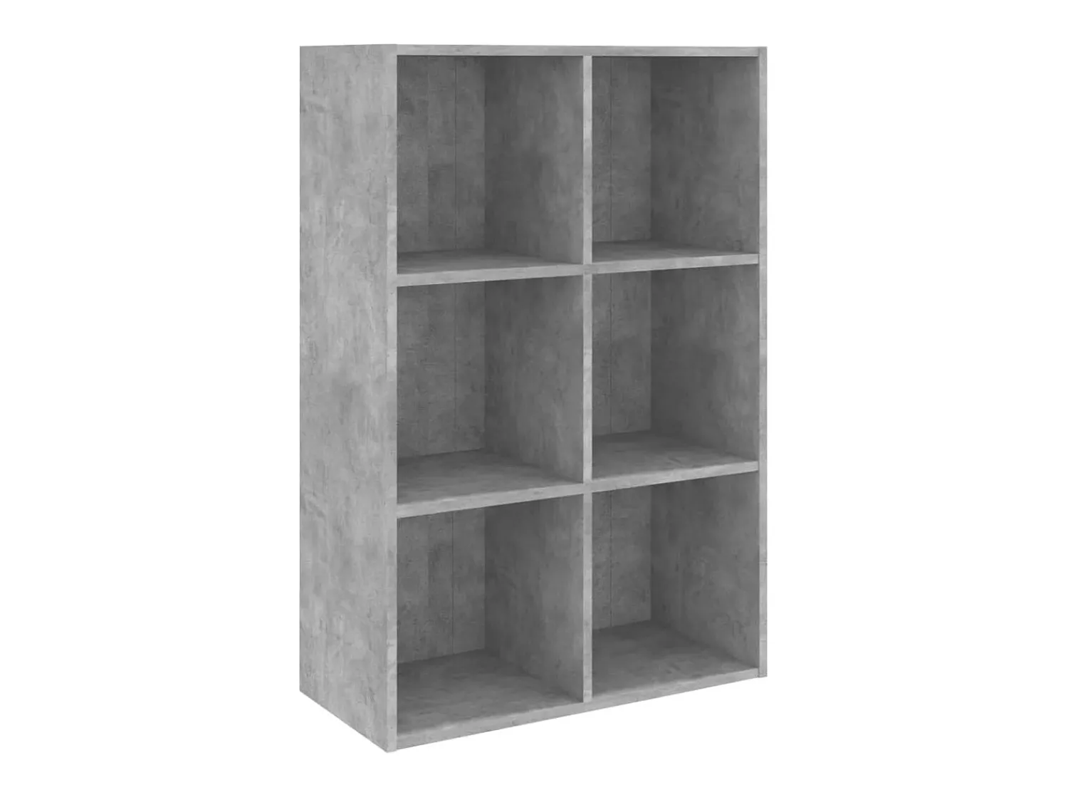 Biblioteca* Estante/aparador 66x30x98 cm contraplacado cimento PT889752 Cinzento