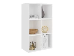 Biblioteca* Estante/aparador 66x30x98 cm contraplacado PT258260 Branco