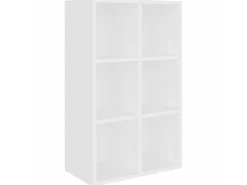 Biblioteca* Estante/aparador 66x30x98 cm contraplacado PT258260 Branco