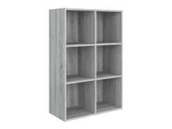 Biblioteca* Estante/aparador 66x30x98 cm derivados madeira sonoma PT899488 Cinzento