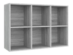 Biblioteca* Estante/aparador 66x30x98 cm derivados madeira sonoma PT899488 Cinzento